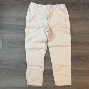 Banana Republic Women's Cream Straight Leg Pants